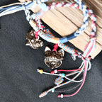Attendant Guardian | Handcrafted Ceramic WaMao Bracelet | Copper Ember