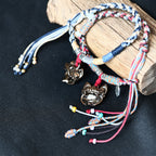 Attendant Guardian | Handcrafted Ceramic WaMao Bracelet | Copper Ember