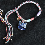 Attendant Guardian | Handcrafted Ceramic WaMao Bracelet | Midnight Blue