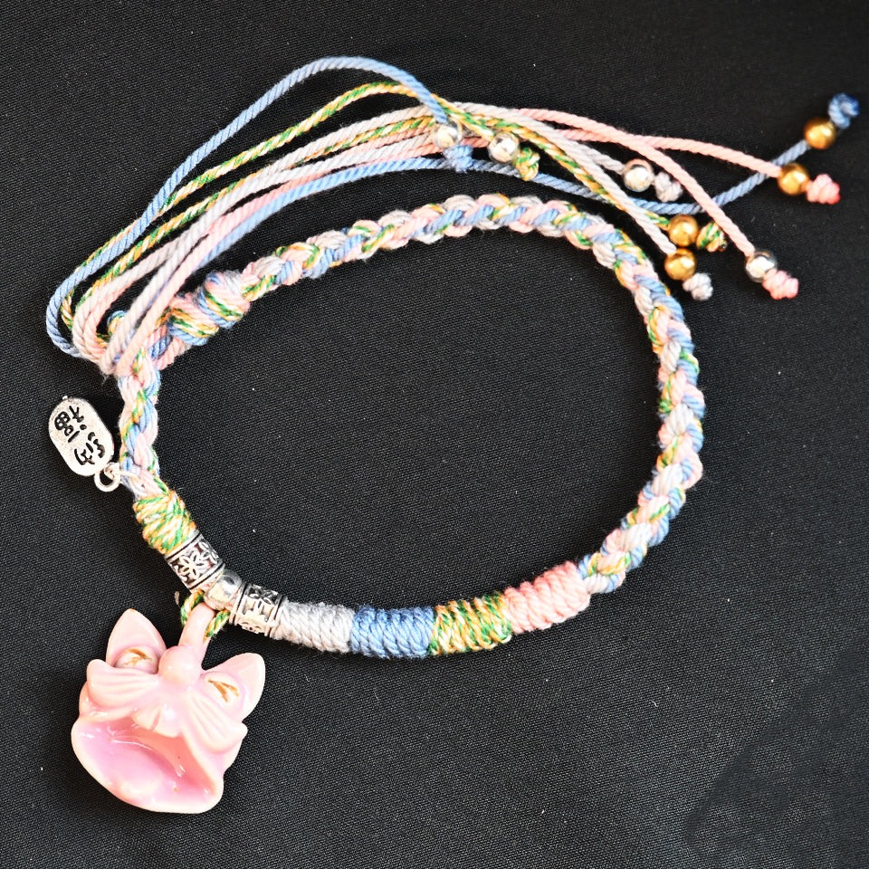 Attendant Guardian | Handcrafted Ceramic WaMao Bracelet | 温柔的守护者