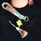 手机链Attendant Guardian | Handcrafted Ceramic WaMao Bracelet | Golden Dawn