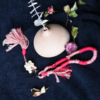 手机链Attendant Guardian | Handcrafted Ceramic WaMao Bracelet | Verdant Wood
