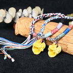 大猫头Attendant Guardian | Handcrafted Ceramic WaMao Bracelet | Golden Dawn