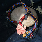 大猫头Attendant Guardian | Handcrafted Ceramic WaMao Bracelet | Blossom Pink