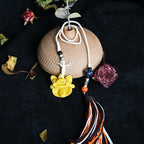 随便链Attendant Guardian | Handcrafted Ceramic WaMao Bracelet | Golden Dawn