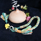 手机链Attendant Guardian | Handcrafted Ceramic WaMao Bracelet | Golden Dawn