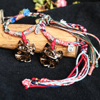 大猫头Attendant Guardian | Handcrafted Ceramic WaMao Bracelet | Copper Ember
