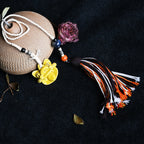 随便链Attendant Guardian | Handcrafted Ceramic WaMao Bracelet | Golden Dawn