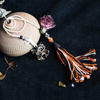 随便链Attendant Guardian | Handcrafted Ceramic WaMao Bracelet | Copper Ember