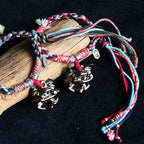 大猫头Attendant Guardian | Handcrafted Ceramic WaMao Bracelet | Copper Ember