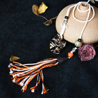 随便链Attendant Guardian | Handcrafted Ceramic WaMao Bracelet | Copper Ember