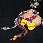 大猫头Attendant Guardian | Handcrafted Ceramic WaMao Bracelet | Golden Dawn