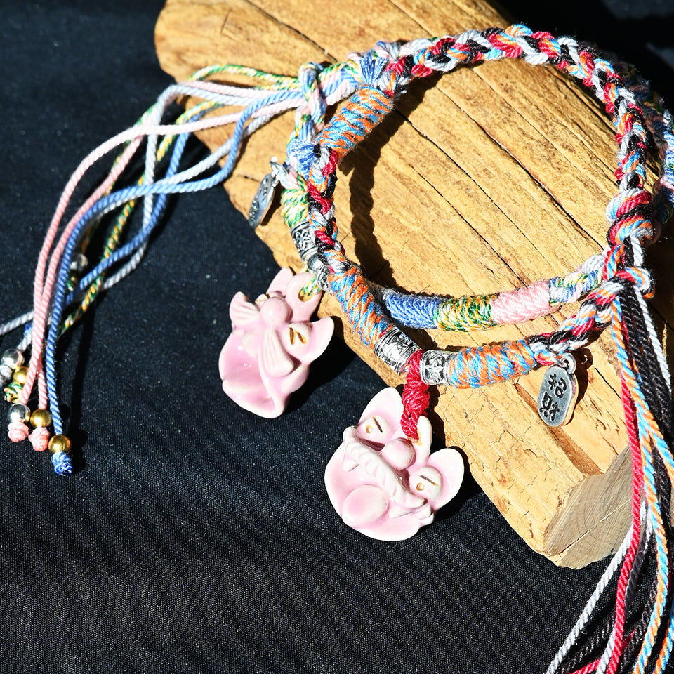 Attendant Guardian | Handcrafted Ceramic WaMao Bracelet | 温柔的守护者