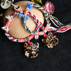 大猫头Attendant Guardian | Handcrafted Ceramic WaMao Bracelet | Copper Ember