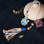 随便链Attendant Guardian | Handcrafted Ceramic WaMao Bracelet | Verdigris Spirit
