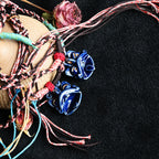 Heartfelt Guardian | Handcrafted Ceramic WaMao Necklace | 星海（湛蓝）
