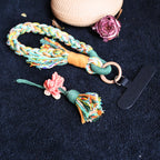 手机链Attendant Guardian | Handcrafted Ceramic WaMao Bracelet | Crimson Flame
