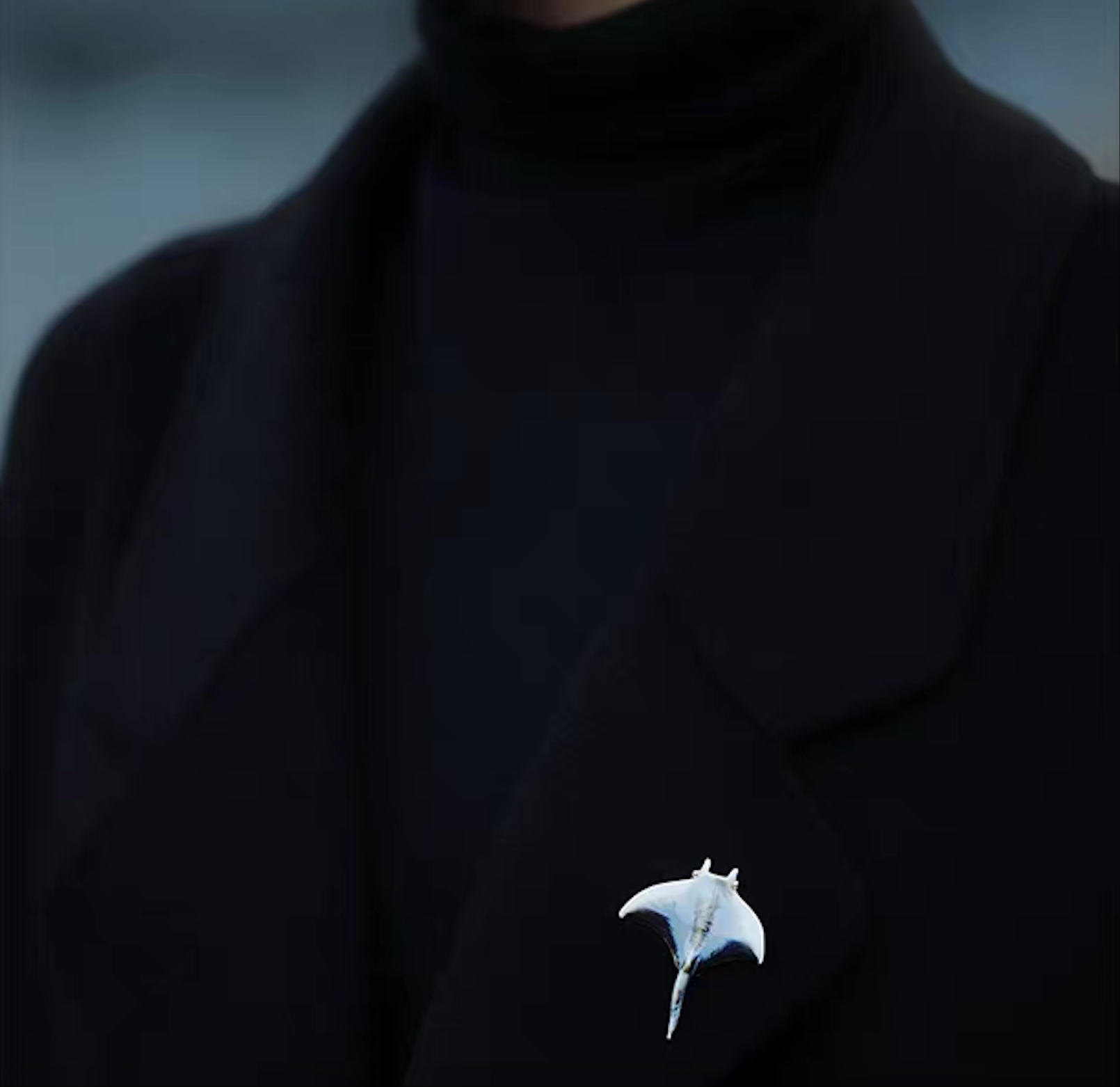 Brooch | Handcrafted Ceramic | 魔鬼鱼 | 彩色 | 遨游之翼