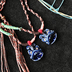 Heartfelt Guardian | Handcrafted Ceramic WaMao Necklace | 星海（湛蓝）