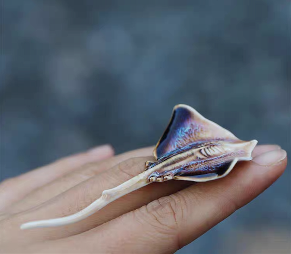 Brooch | Handcrafted Ceramic | 鳐鱼 | 遨游之翼
