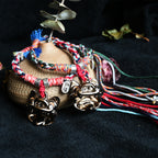 大猫头Attendant Guardian | Handcrafted Ceramic WaMao Bracelet | Copper Ember