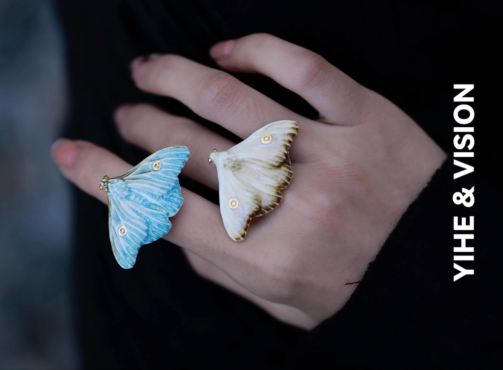 Ring | Handcrafted Ceramic | 烬霜之蛾 | 蜕变之翼