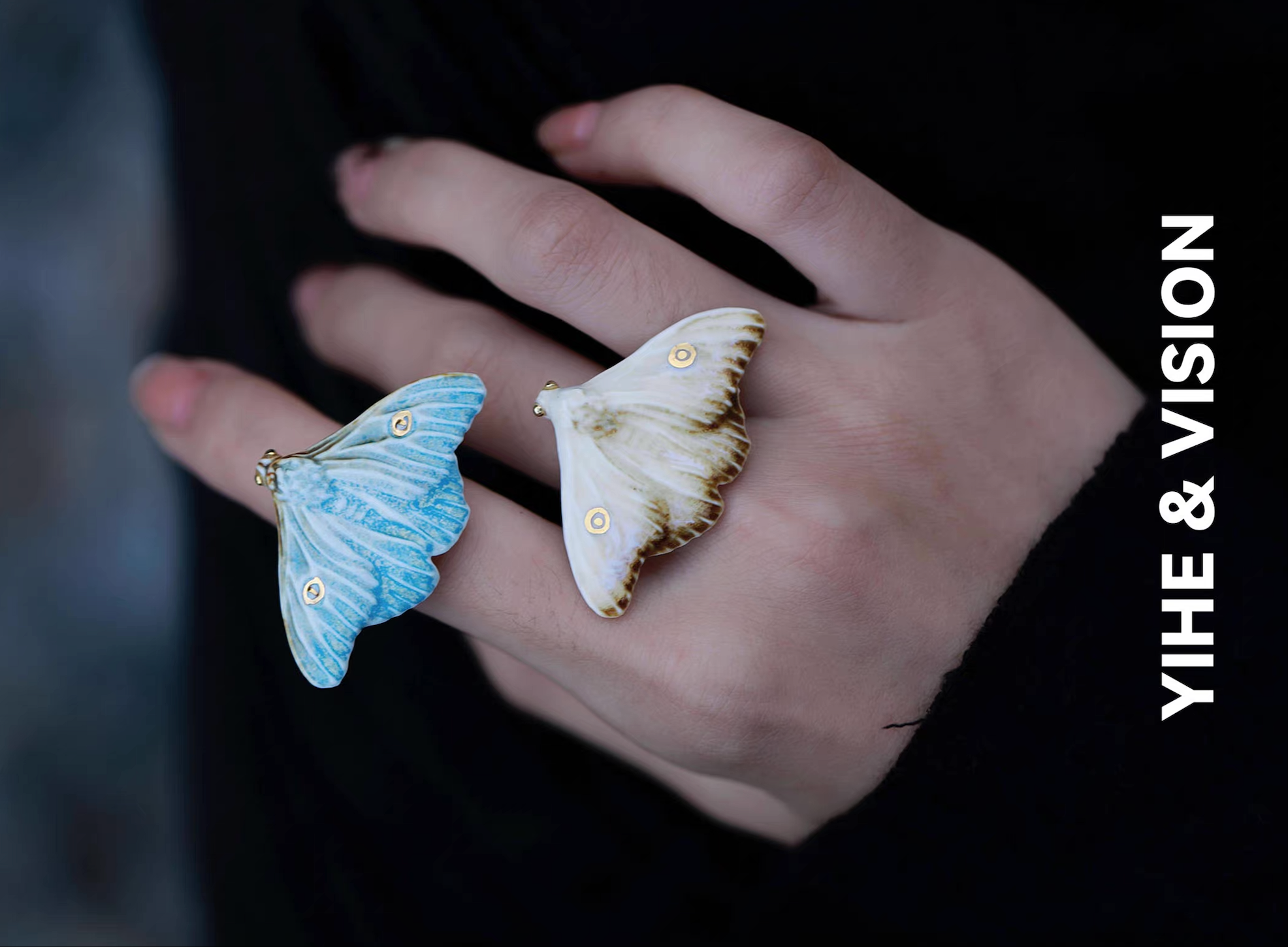 Ring | Handcrafted Ceramic | 烬霜之蛾 | 蜕变之翼