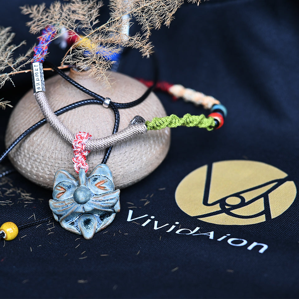 （附文案）Pendant Necklace-WaMao青铜-Handmade