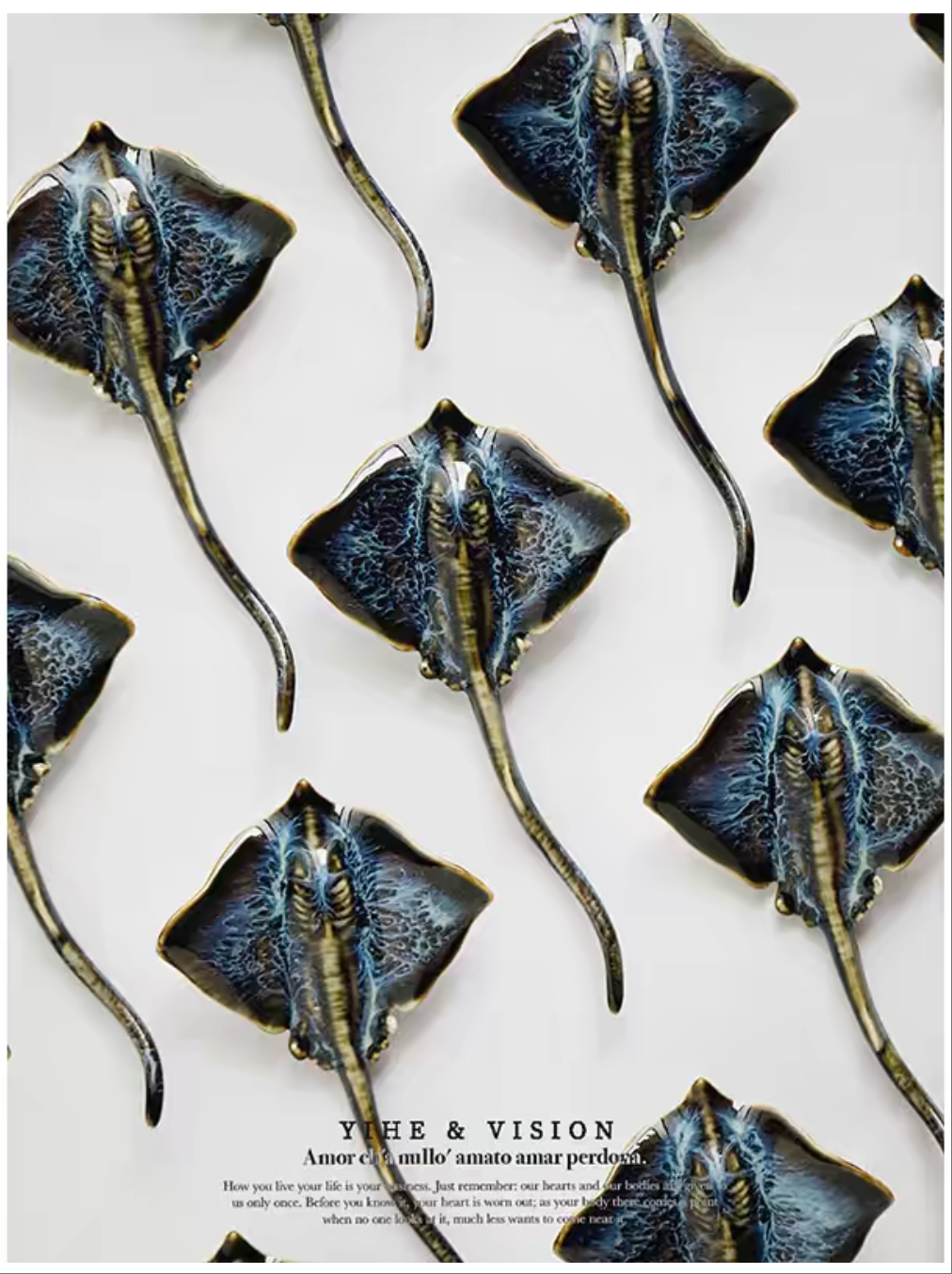 Brooch | Handcrafted Ceramic | 鳐鱼 | 遨游之翼