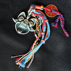 Guardian of Space | Handcrafted Ceramic WaMao Ornament | Azure Wave