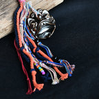 Guardian of Space | Handcrafted Ceramic WaMao Ornament | Copper Ember