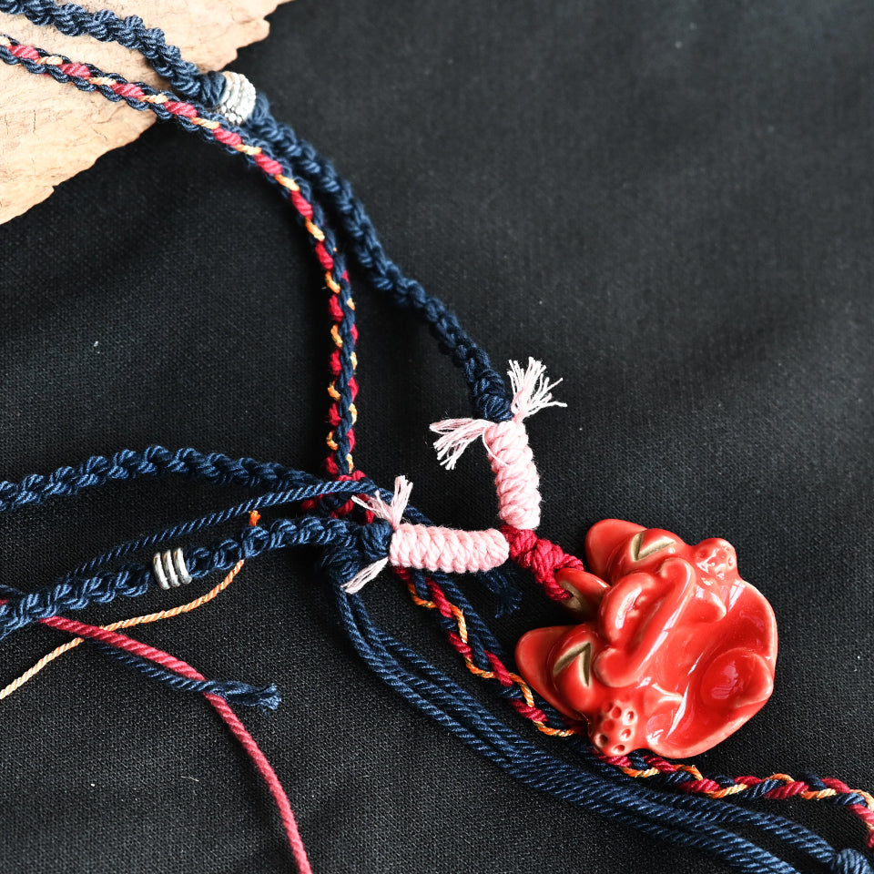 Pendant Necklace-WaMaoRed-Handmade