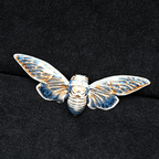 Brooch | Cicada | Ceramic | Wings of Metamorphosis