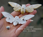 Brooch | Cicada | Ceramic | Wings of Metamorphosis