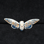 Brooch | Cicada | Ceramic | Wings of Metamorphosis