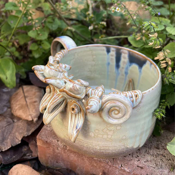 Ceramic Mug-WaMao-White