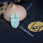 Pendant Necklace-WaMao-预定-艺术家手工款-Huang Meng