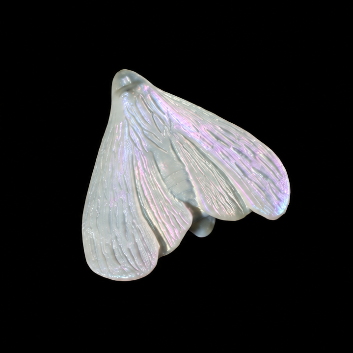 Brooch | Moth | Ceramic | Wings of Metamorphosis