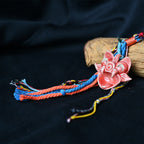Guardian of Space | Handcrafted Ceramic WaMao Ornament | Crimson Flame