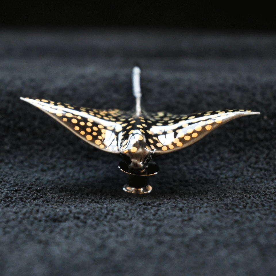 Brooch | Handcrafted Ceramic | 斑点鳐鱼 | 遨游之翼