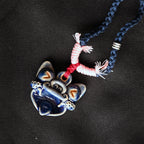 Heartfelt Guardian | Handcrafted Ceramic WaMao Necklace | 星海（湛蓝）