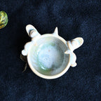 Living Guardians | Handcrafted Ceramic Cat Cup | Verdant Wood