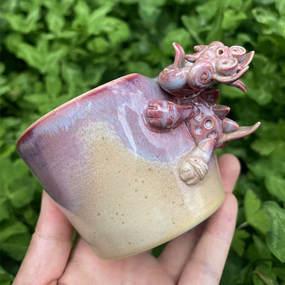 Ceramic-Cat Cup-WaMao-Pink