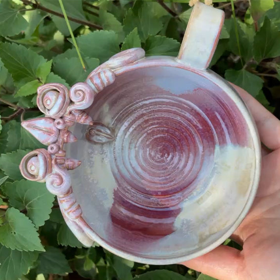Ceramic Mug-WaMao-Pink