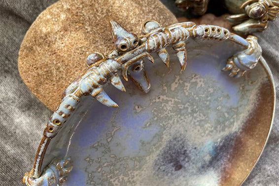 Ceramic-Cat Plate-WaMao-Galaxy