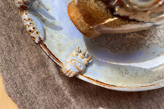 Ceramic-Cat Plate-WaMao-Galaxy